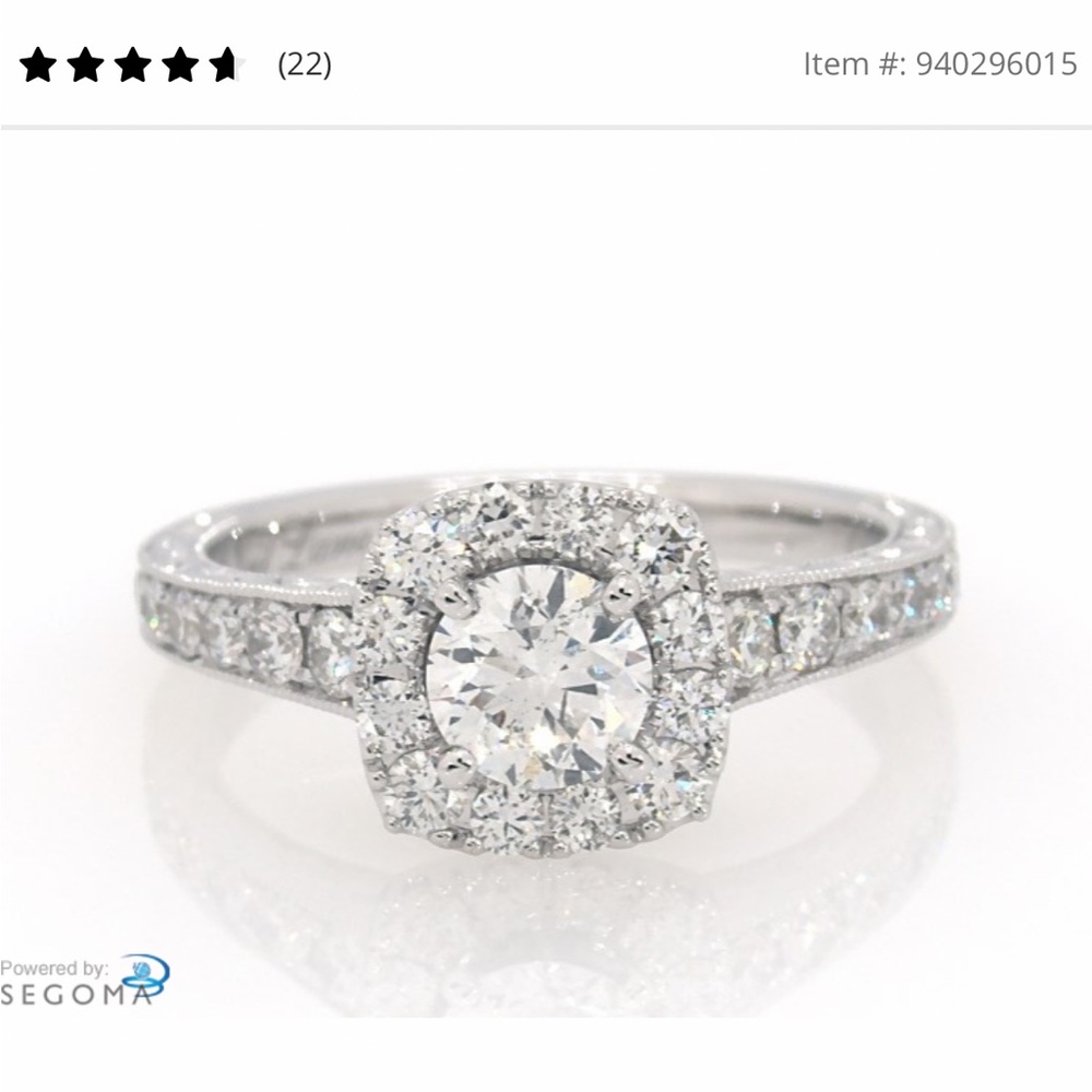Neil Lane engagement ring, wedding band, and anniversary band. - Picture 8 of 15